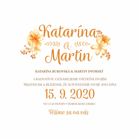 Svadobn&eacute; ozn&aacute;menie CT - 512