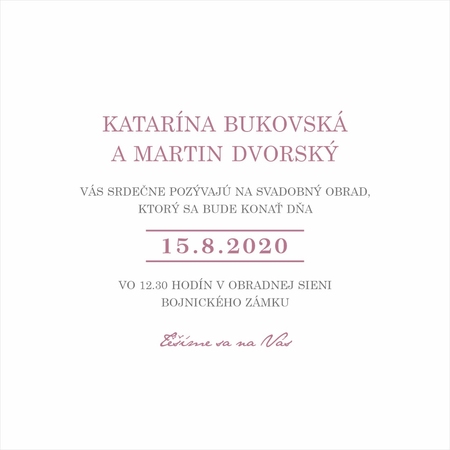 Svadobn&eacute; ozn&aacute;menie CT -  560